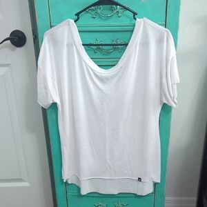 Slouchy White Hurley Top
